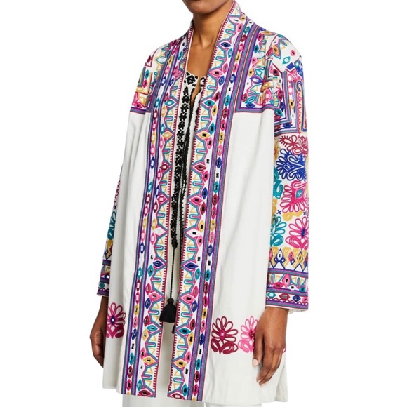Figue Embroidered Overcoat